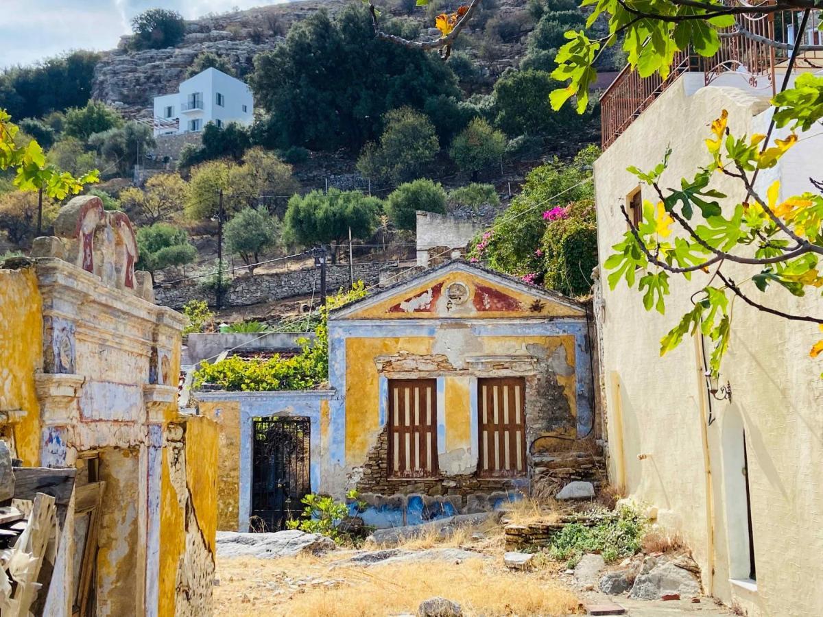 Villa Little Blue In Chorio, Symi Exterior foto