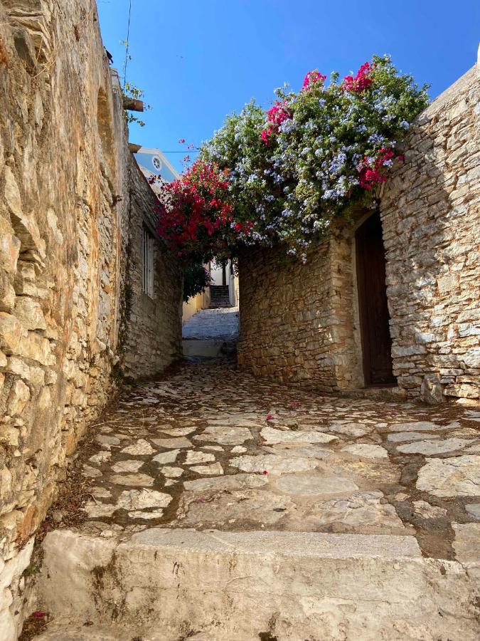 Villa Little Blue In Chorio, Symi Exterior foto